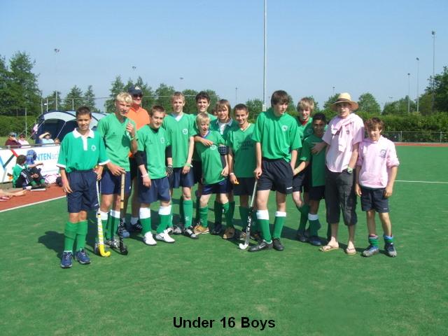 Under 16 Boys Team Photo